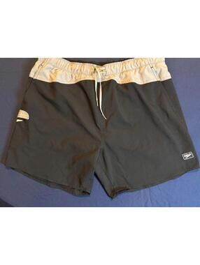 Speedo Men's Two-Tone Swim Trunks with Pocket XXL